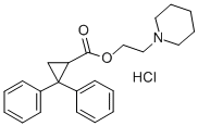 CAS#: 37124-05-3, 2-Piperidin-1-Ylethyl 2,2-Diphenylcyclopropane-1-Carboxylate Hydrochloride