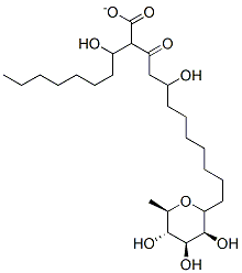 CAS#: 37134-61-5， 3-[3-[(2R,3R,4R,5R,6S)-3,4,5-Trihydroxy-6-Methyloxan-2-Yl]Oxydecanoyloxy]Decanoic Acid