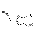 CAS 登录号：37136-38-2， 2-甲基-5-(2-丙炔-1-基)-3-糠醛