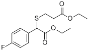 CAS#: 37136-51-9， Ethyl 3-(2-Ethoxy-1-(4-Fluorophenyl)-2-Oxoethylthio)Propanoate