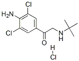 structure of CAS# 37148-49-5, 1-(4-Amino-3,5-Dichlorophenyl)-2-[(1,1-Dimethylethyl)Amino]Ethan-1-One Hydrochloride;1-(4-Amino-3,5-Dichloro-Phenyl)-2-(Tert-Butylamino)Ethanone Hydrochloride;1-(4-Amino-3,5-Dichlorophenyl)-2-((1,1-Dimethylethyl)Amino)Ethan-1-One Hydrochloride