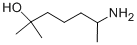 structure of CAS# 372-66-7, 6-Amino-2-Methyl-2-Heptanol;6-Amino-2-Methyl-Heptan-2-Ol Hydrochloride;Arcor Tropfen;Cardiosintol