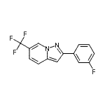 CAS#: 372122-53-7， 2-(3-Fluorophenyl)-6-(Trifluoromethyl)Pyrazolo[1,5-a]Pyridine
