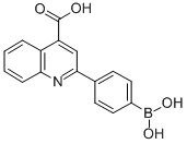 structure of CAS# 373384-17-9, 2-(4-Boronophenyl)quinoline-4-carboxylic Acid;4-Carboxy-2-[(4-Dihydroxyborane)Phenyl]Quinoline,  2-(4-Boronophenyl)Quinoline-4-Carboxylic  Acid;2-(4-Dihydroxyborane)Phenyl-4-Carboxyquinoline,98%;4-Quinolinecarboxylicacid,2-(4-Boronophenyl)-(9CI)