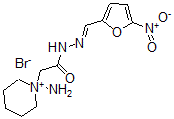 CAS#: 37386-05-3， 2-(1-Amino-3,4,5,6-Tetrahydro-2H-Pyridin-1-Yl)-N-[(5-Nitro-2-Furyl)Methylideneamino]Acetamide Bromide