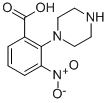 structure of CAS# 374063-89-5, 3-Nitro-2-Piperazin-1-Ylbenzoic Acid;3-NITRO-2-PIPERAZIN-1-YLBENZOIC ACID