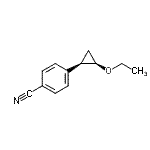 CAS#: 374081-52-4， 4-[(1R,2R)-2-Ethoxycyclopropyl]Benzonitrile