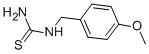structure of CAS# 37412-64-9, 1-(4-Methoxybenzyl)-2-Thiourea;1-(4-METHOXYBENZYL)-2-THIOUREA