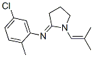 CAS 登录号：37420-69-2， N-(5-氯-2-甲基苯基)-1-(2-甲基丙-1-烯基)吡咯烷-2-亚胺