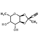CAS#: 374751-45-8， 1,2-O-[(1S)-1-Cyanoethylidene]-6-Deoxy-alpha-L-Galactopyranose