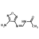 CAS#: 374768-83-9， N-{(E)-[(4-Amino-1,2,5-Oxadiazol-3-Yl)Amino]Methylene}Acetamide