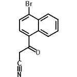 CAS#: 374926-06-4， 3-(4-Bromo-1-Naphthyl)-3-Oxopropanenitrile
