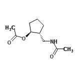 CAS#: 375819-05-9， (1S,2R)-2-(Acetamidomethyl)Cyclopentyl Acetate