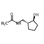 CAS#: 375819-12-8， N-{[(1R,2S)-2-Hydroxycyclopentyl]Methyl}Acetamide