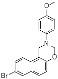 CAS#: 376374-34-4， 8-Bromo-2-(4-Methoxyphenyl)-2,3-Dihydro-1H-Naphtho[1,2-e][1,3]Oxazine