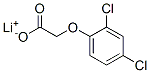 structure of CAS# 3766-27-6, Lithium 2-(2,4-Dichlorophenoxy)Acetate;Lithium 2-(2,4-Dichlorophenoxy)Ethanoate;Lithium 2,4-D;Lithium 2,4-Dichlorophenoxyacetate
