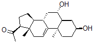 CAS#: 37717-02-5， 1-[(3S,5S,6S,8S,10S,13S,14S,17S)-3,6-Dihydroxy-10,13-Dimethyl-2,3,4,5,6,7,8,12,14,15,16,17-Dodecahydro-1H-Cyclopenta[a]Phenanthren-17-Yl]Ethanone