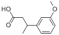 CAS#: 37730-33-9， 3-(3-Methoxyphenyl)Butanoic Acid