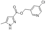 CAS#: 37744-42-6， (5-Chloropyridin-3-Yl)Methyl 5-Methyl-1H-Pyrazole-3-Carboxylate