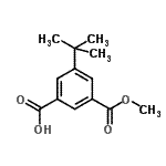 CAS 登录号：377731-29-8， 3-(甲氧羰基)-5-(2-甲基-2-丙基)苯甲酸