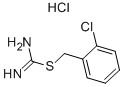structure of CAS# 3778-85-6, [(2-Chlorophenyl)methylthio]formamidine hydrochloride;(2-Chlorophenyl)Methylsulfanylformamidine Hydrochloride;[(2-Chlorophenyl)Methylthio]Formamidine Hydrochloride;[(2-Chlorobenzyl)Thio]Formamidine Hydrochloride