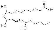 结构式 CAS# 37785-86-7, (13E)-9,11,15-三羟基前列腺-13-烯-1-酸