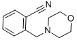 structure of CAS# 37812-33-2, 2-(Morpholin-4-Ylmethyl)Benzonitrile;2-(Morpholin-4-Ylmethyl)Benzonitrile 97%;2-(MORPHOLIN-4-YLMETHYL)BENZONITRILE