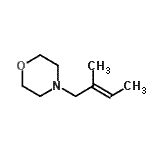 CAS#: 37857-39-9， 4-[(2E)-2-Methyl-2-Buten-1-Yl]Morpholine