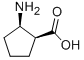 structure of CAS# 37910-65-9, cis-2-Amino-1-Cyclopentanecarboxylic Acid;Cis-2-Amino-1-Cyclopentanecarboxylic Acid, 98+% 500MG;Cis-2-Amino-1-Cyclopentanecarboxylic Acid, 98+%;Cis-2-Amino-Cyclopentanecarboxylic Acid