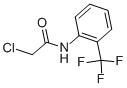 structure of CAS# 3792-04-9, N-(Chloroacetyl)-2-(Trifluoromethyl)Aniline;2-CHLORO-N-[2-(TRIFLUOROMETHYL)PHENYL]ACETAMIDE;N-Chloroacetyl-2-(Trifluoromethyl)Aniline 97%;N-Chloroacetyl-2-(Trifluoromethyl)Aniline97%