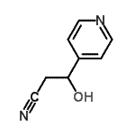 CAS#: 379264-96-7， 3-Hydroxy-3-(4-Pyridinyl)Propanenitrile