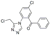 structure of CAS# 37945-06-5, [5-Chloro-2-[3-(Chloromethyl)-4H-1,2,4-Triazol-4-Yl]Phenyl] Phenyl Ketone;[5-Chloro-2-[3-(Chloromethyl)-1,2,4-Triazol-4-Yl]Phenyl]-Phenyl-Methanone;(5-Chloro-2-(3-(Chloromethyl)-4H-1,2,4-Triazol-4-Yl)Phenyl) Phenylketone