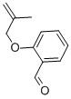 structure of CAS# 38002-87-8, 2-(2-Methylprop-2-Enoxy)Benzaldehyde;Nsc406744;2-(2-Methyl-Allyloxy)-Benzaldehyde;Bas 09975671