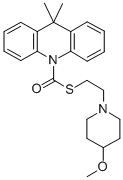 CAS#: 38025-49-9， S-[2-(4-Methoxypiperidin-1-Yl)Ethyl] 9,9-Dimethylacridine-10-Carbothioate