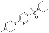 CAS#: 38029-94-6， N,N-Diethyl-6-(4-Methylpiperazin-1-Yl)Pyridine-3-Sulfonamide
