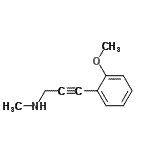 CAS#: 380429-11-8， 3-(2-Methoxyphenyl)-N-Methyl-2-Propyn-1-Amine