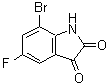 CAS#: 380431-78-7， 7-Bromo-5-Fluoro-1H-Indole-2,3-Dione