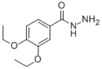 structure of CAS# 380482-31-5, 3,4-Diethoxybenzhydrazide;Ivk/4031877;Zinc02574322;Fs000338