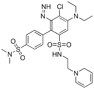 CAS#: 38051-02-4， 5-Diethylamino-2-[4-(Dimethylsulfamoyl)Phenyl]Diazenyl-N-(2-Pyridin-1-ylethyl)Benzenesulfonamide Chloride