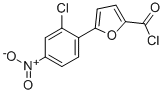 structure of CAS# 380594-11-6, 5-(2-Chloro-4-Nitrophenyl)Furan-2-Carbonyl Chloride