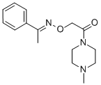 CAS#: 38063-86-4， Acetophenone O-((4-Methyl-(Piperazin-1-Yl))Carbonylmethyl)Oxime