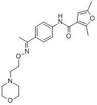 CAS#: 38063-95-5， p-(2,5-Dimethyl-3-Furoylamino)-Acetophenone O-(2-Morpholinoethyl)Oxime