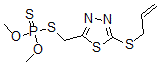 CAS#: 38091-02-0， Dimethoxy-[(5-Prop-2-Enylsulfanyl-1,3,4-Thiadiazol-2-Yl)Methylsulfanyl]-Sulfanylidenephosphorane