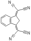 structure of CAS# 38172-19-9, 1,3-Bis(Dicyanomethylidene)Indan;1,3-Bis(Dicyanomethylene)-2,3-Dihydro-1H-Indene;2,2'-(Indan-1,3-Diylidene)Bis(Malononitrile);2,2'-(Indan-1,3-Diylidene)Dimalononitrile
