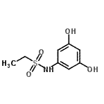 CAS#: 381725-79-7， N-(3,5-Dihydroxyphenyl)Ethanesulfonamide