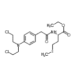 CAS#: 3819-34-9， Ethyl N-({4-[bis(2-chloroethyl)amino]phenyl}acetyl)-L-methioninate