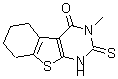 CAS#: 38201-61-5， 3-Methyl-2,3,5,6,7,8-hexahydro-2-thioxo-(1)benzothieno(2,3-d)pyrimidin-4(1H)-one
