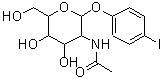 CAS#: 38229-81-1， 4-Iodophenyl 2-Acetamido-2-Deoxyhexopyranoside