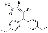 CAS#: 38273-00-6， (E)-2,3-Dibromo-4,4-Bis(4-Ethylphenyl)But-2-Enoic Acid