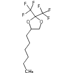CAS#: 38274-66-7， 4-Hexyl-2,2-Bis(Trifluoromethyl)-1,3-Dioxolane